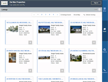 Tablet Screenshot of delmar-properties.com